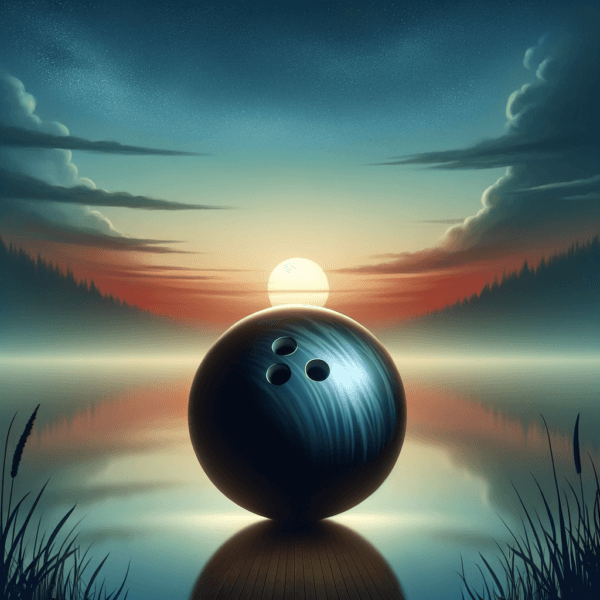 A calm mindset illustration for bowling improvement