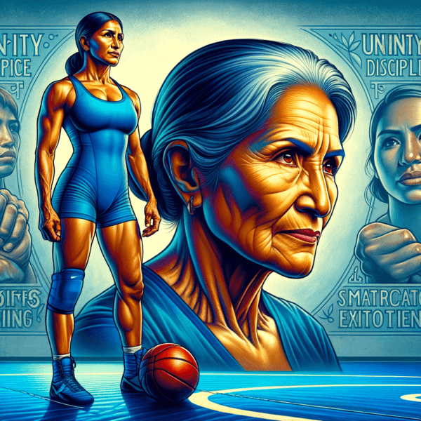 Wrestling coach integrating mental techniques in training