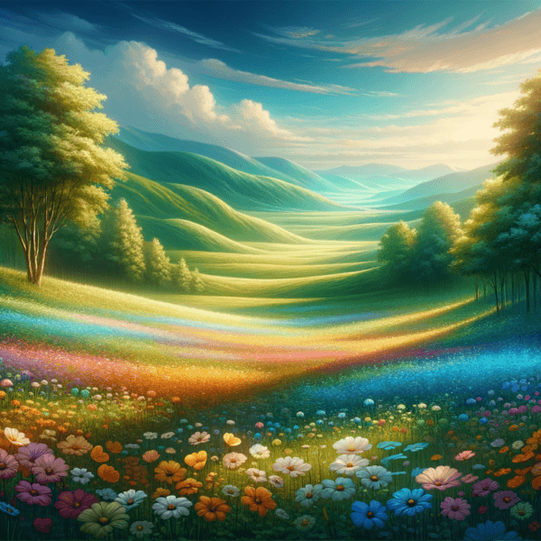 Peaceful natural setting symbolizing personal growth