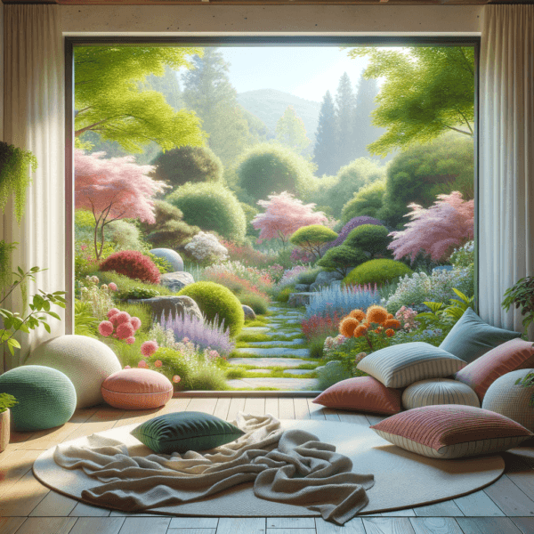 comfortable cozy nook with soft cushions for personal sanctuary