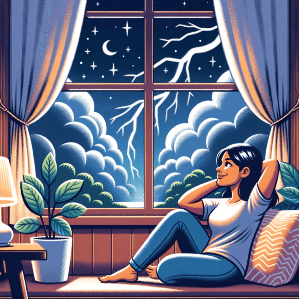 Finding peace in a thunderstorm