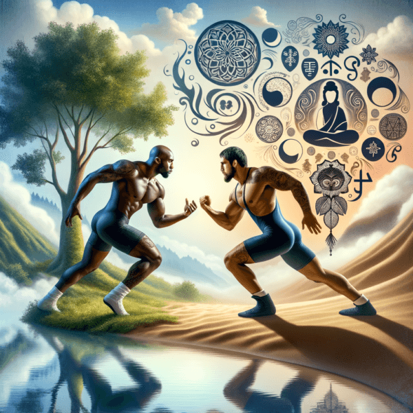 Soothing audio with wrestlers in harmony