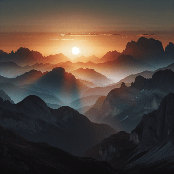 A serene landscape that promotes mindfulness and tranquility
