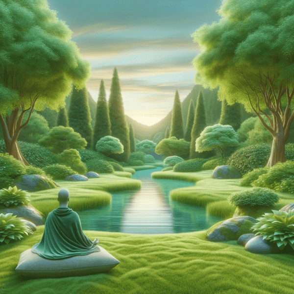 Beautiful natural setting for relaxation and meditation