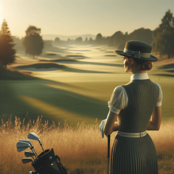 Golfer enjoying a relaxed game of golf