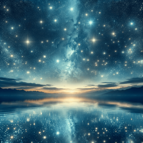 Starry night sky symbolizing unlimited business potential