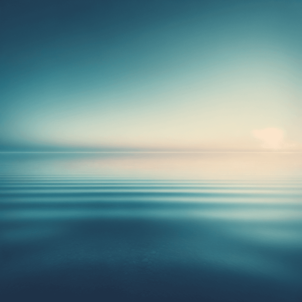 Calm waters reflecting peace and resilience