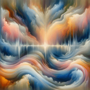 Symbolic imagery of harmony and peace enhancing childbirth