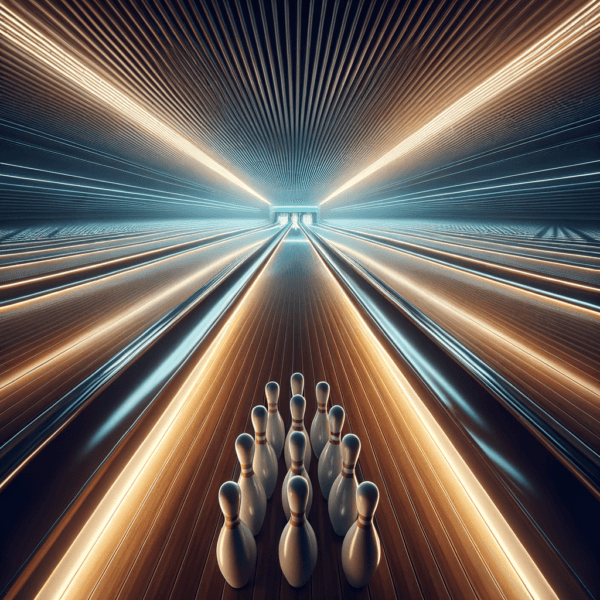 Bowling lane symbolizing unleashed potential