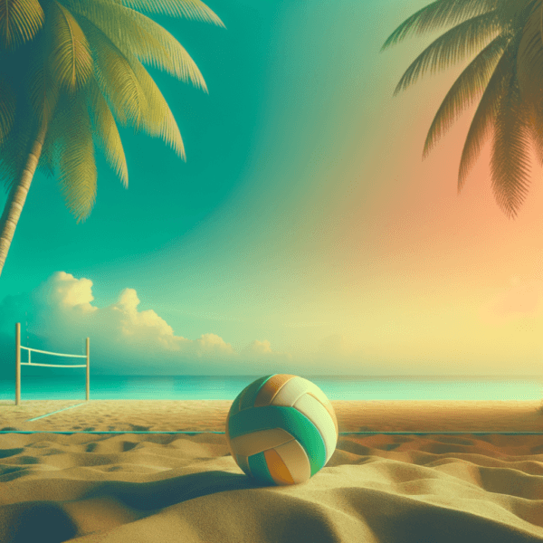 Volleyball player in meditation focusing on mental game